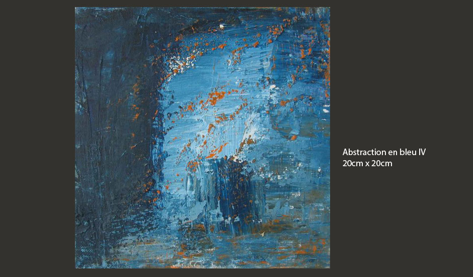 Abstraction en bleu IV